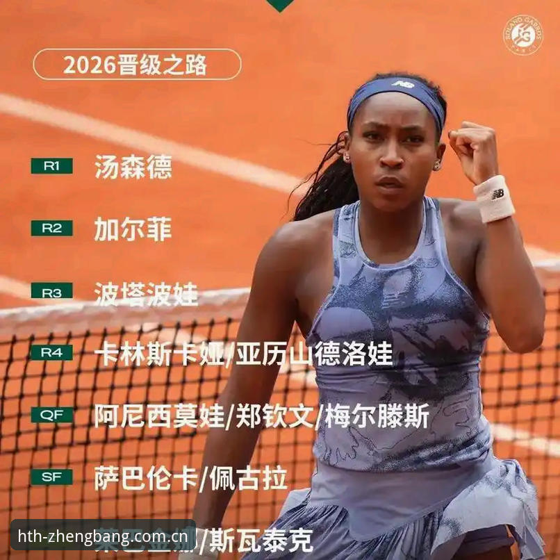 华体会官网 2026法网女单签表解读与观赛实用指南:中国金花突围路线全解析